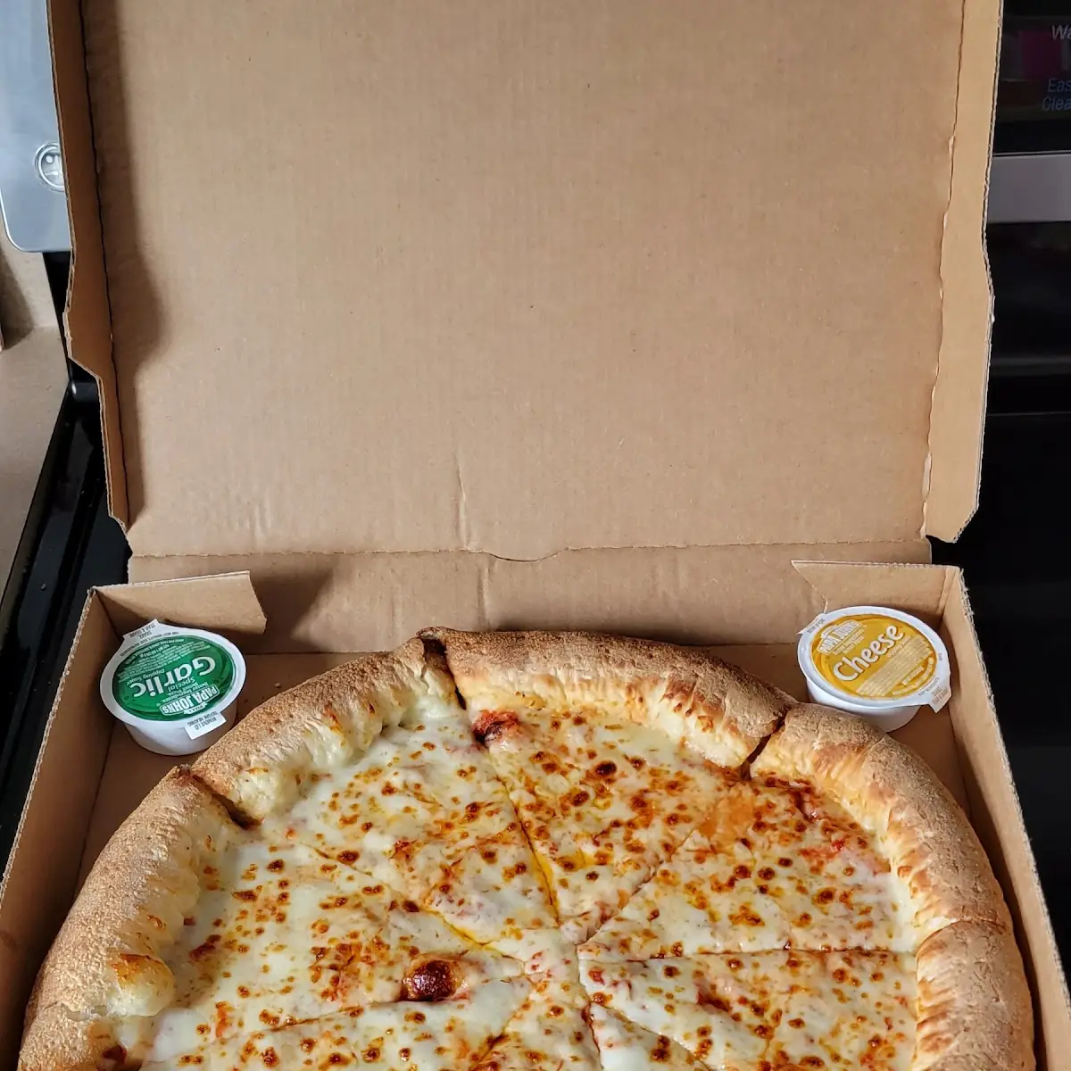 Stuffed Crust Cheese Pizza with Extra Cheese