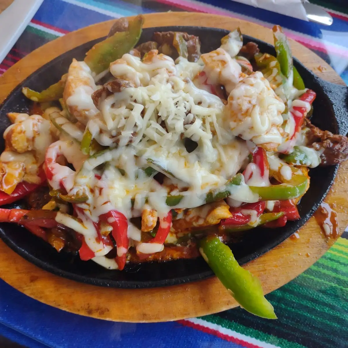 Steak and Chicken Fajitas