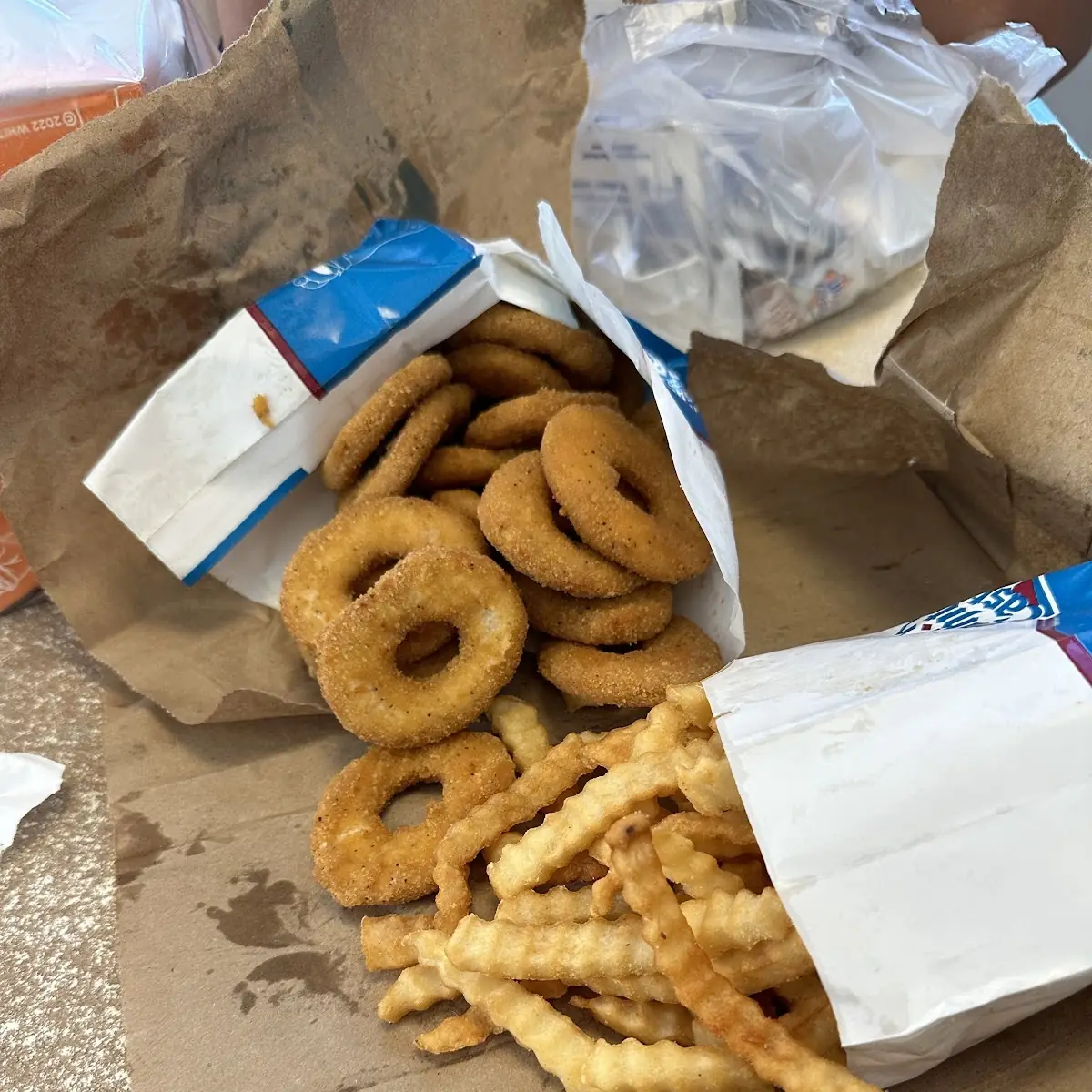 Fries and Chicken Rings