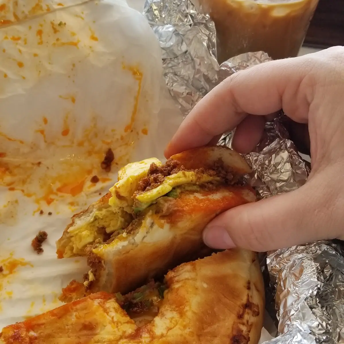 Chicken Caesar Salad Bagel