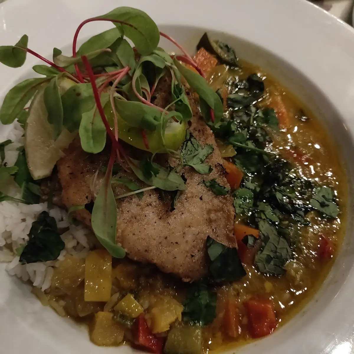 Pescado Al Curry