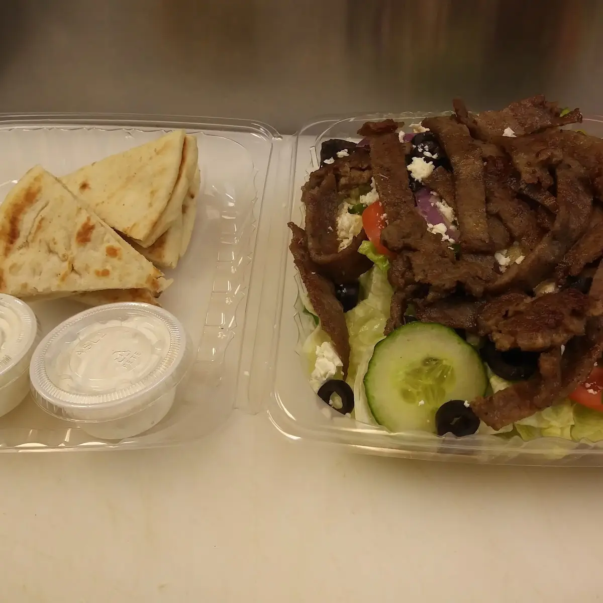Gyro Plate with Pita Bread