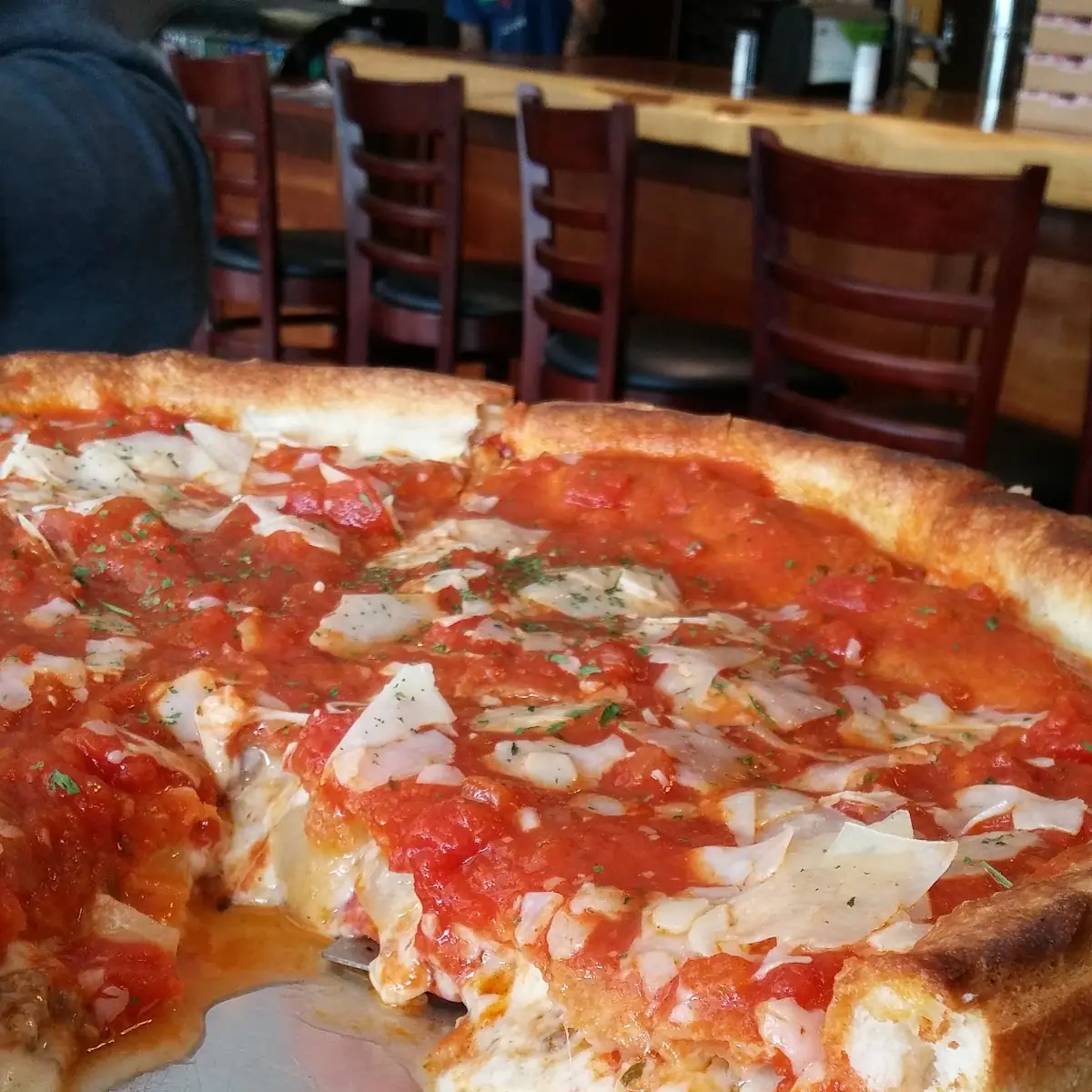 Chicago Stuffed Deep Dish Pizza Goodness