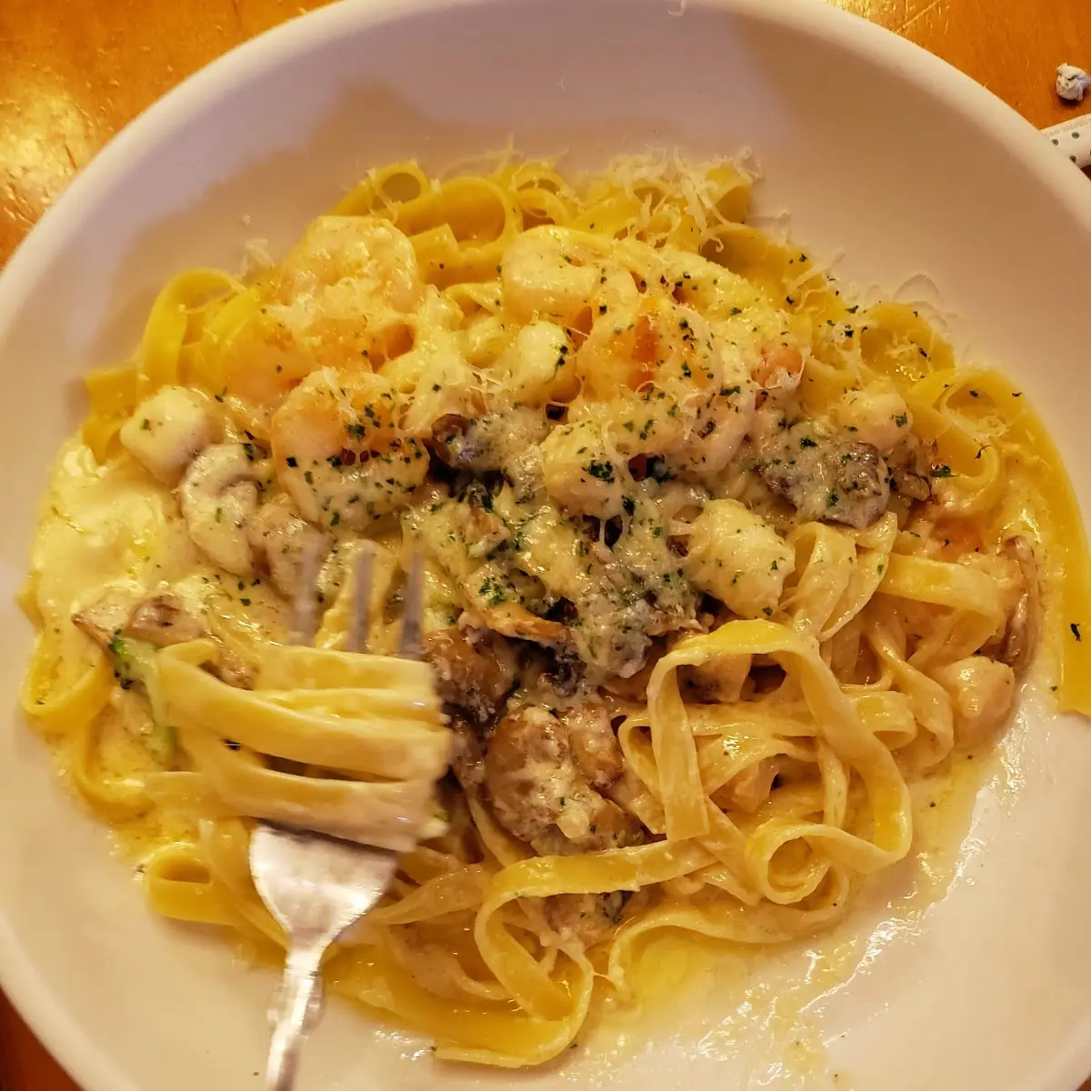 Shrimp Alfredo