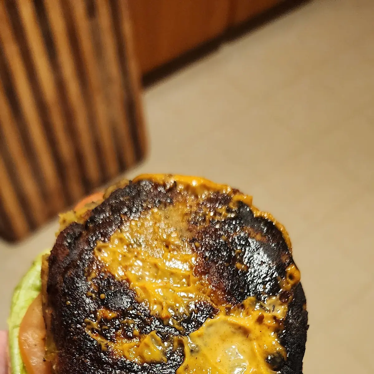 Burnt Veggie Burger