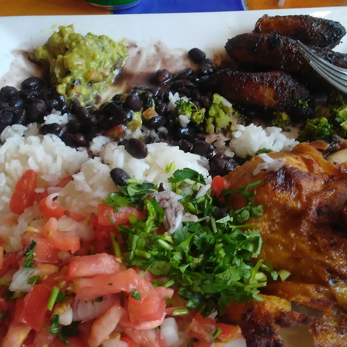 Pollo Asado Plate