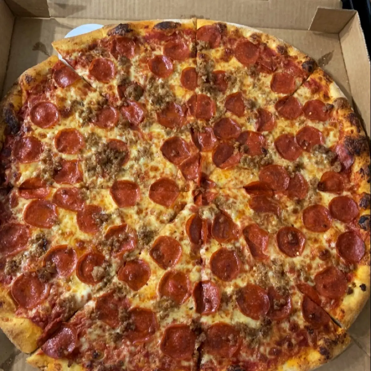 Pepperoni Sausage Pizza
