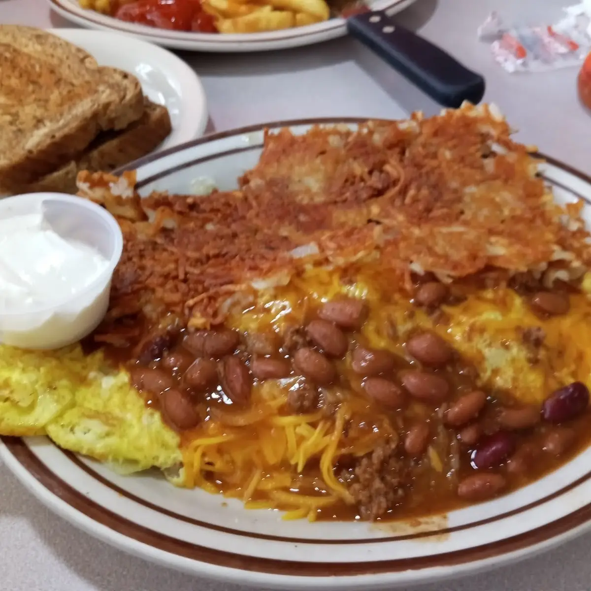 Chili Cheese Omelette