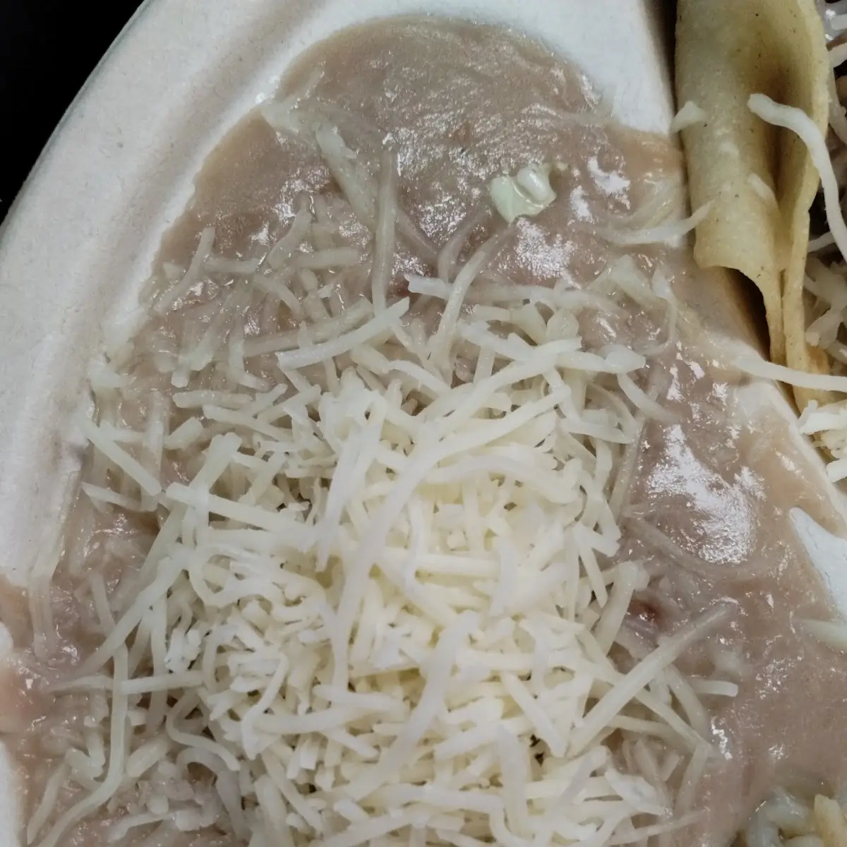 Refried Beans and Cheese