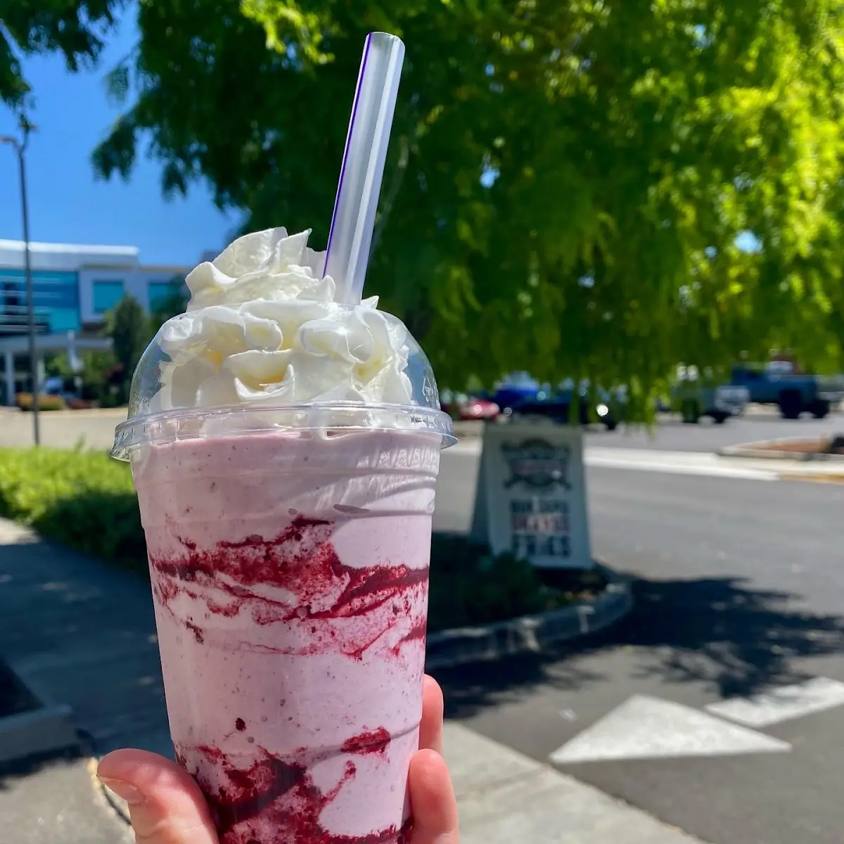 Raspberry Cheesecake Shake