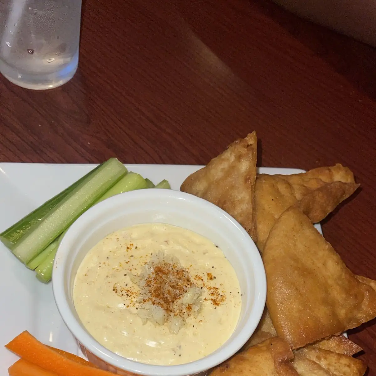 Crab Dip with Pita Chips