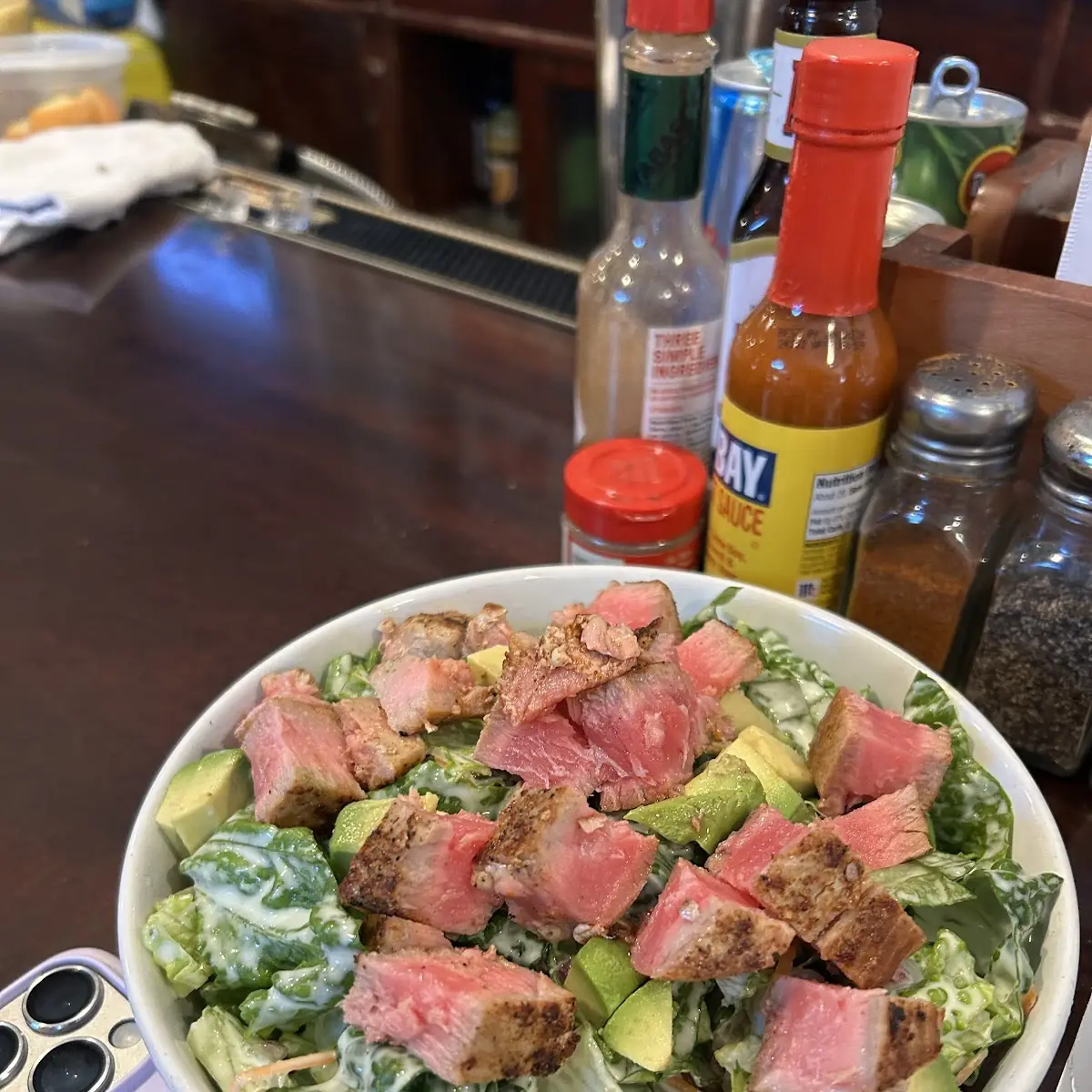 Seared Tuna Lettuce Bowl