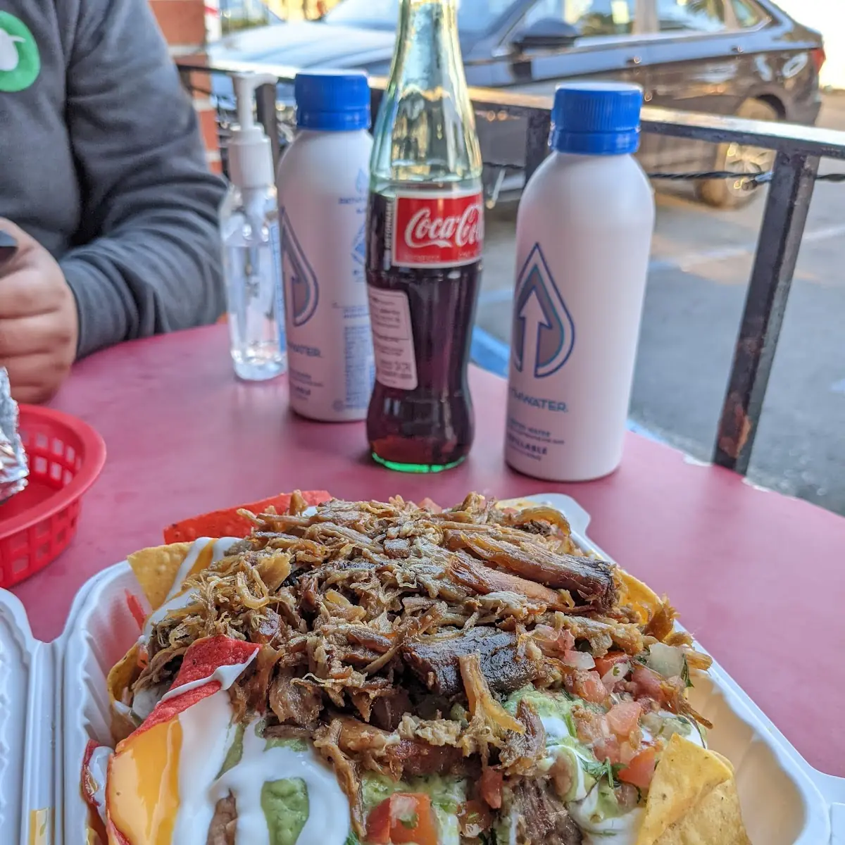 Nachos with Refried Beans