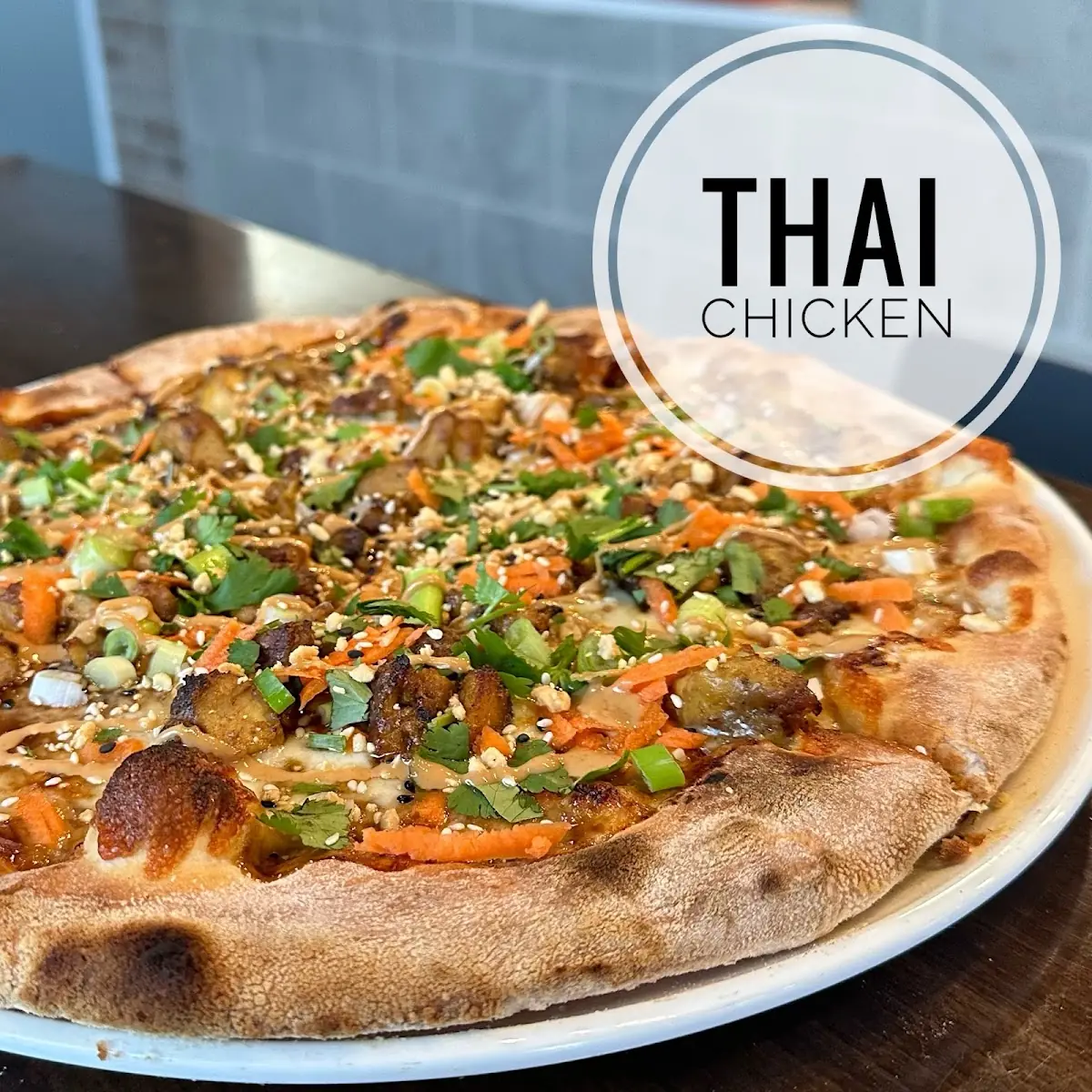 Thai Chicken Pizza - 9