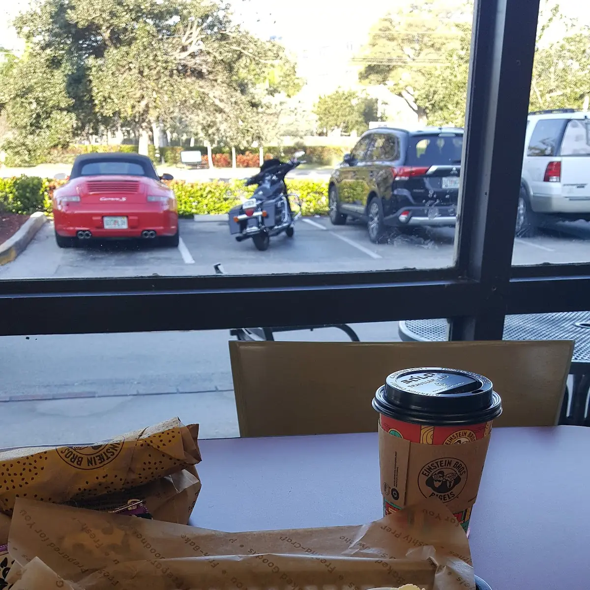 Bagel with Dark Roast