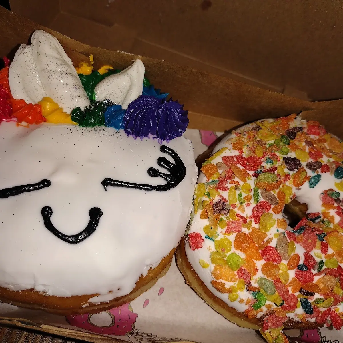 Fruity Pebbles Donut
