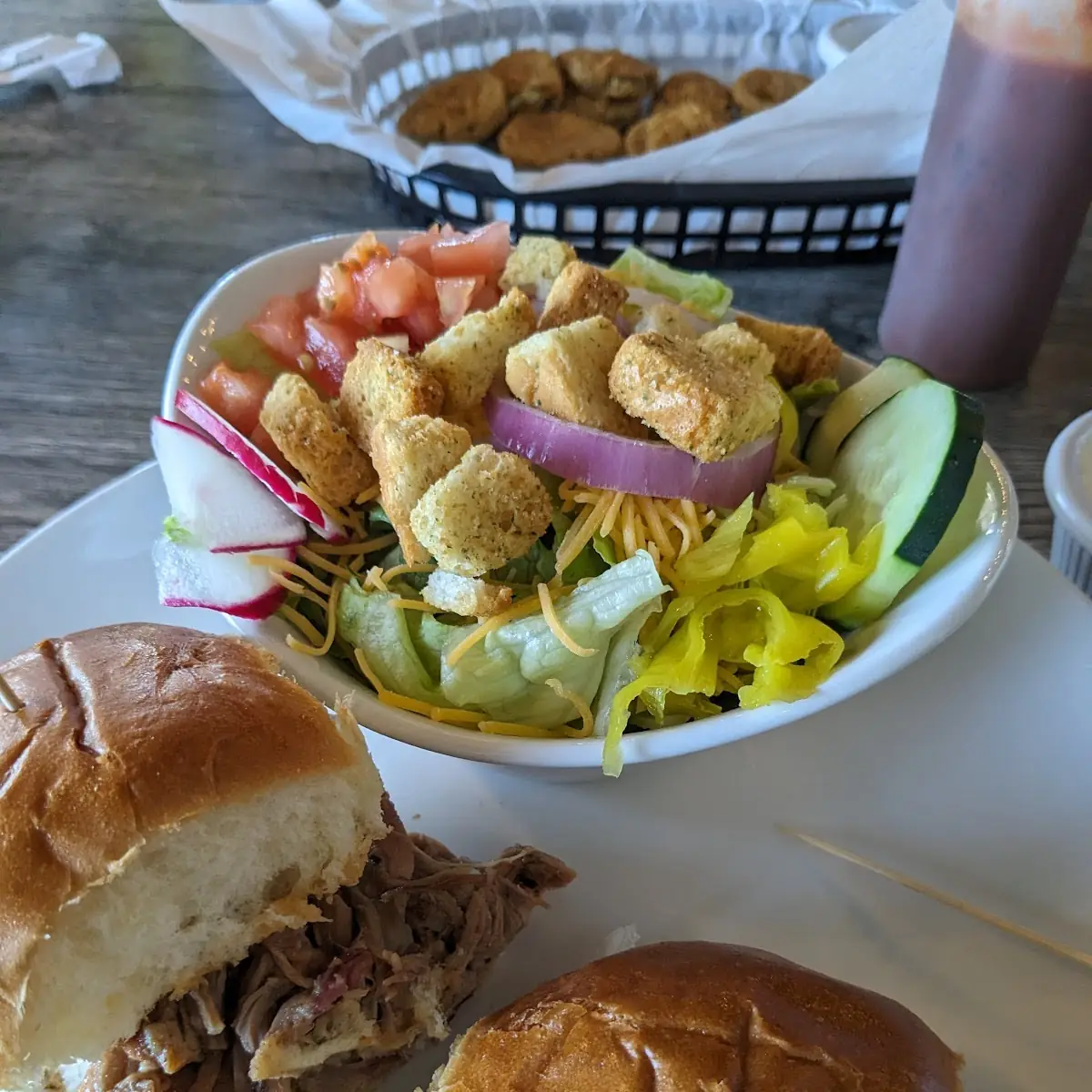 2 Sliders w Salad