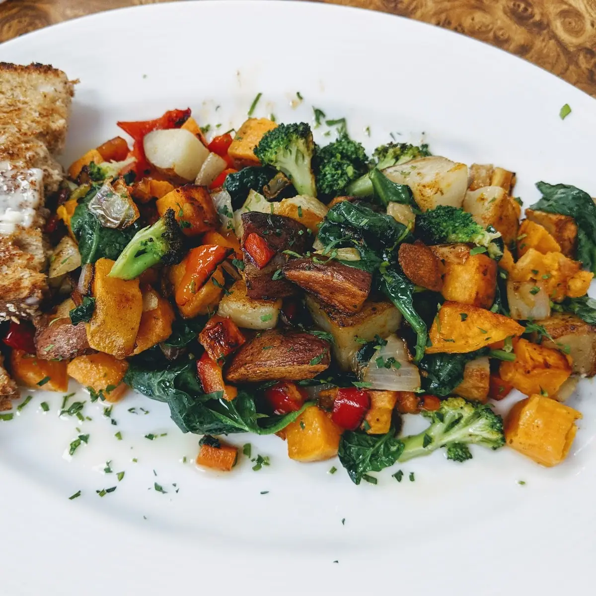 Vegetarian Sweet Potato Hash
