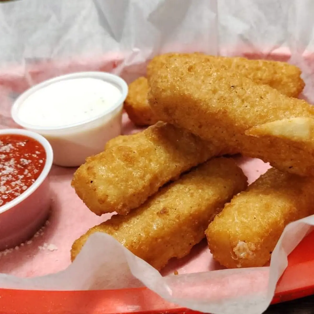 Battered Mozzarella Cheese Sticks