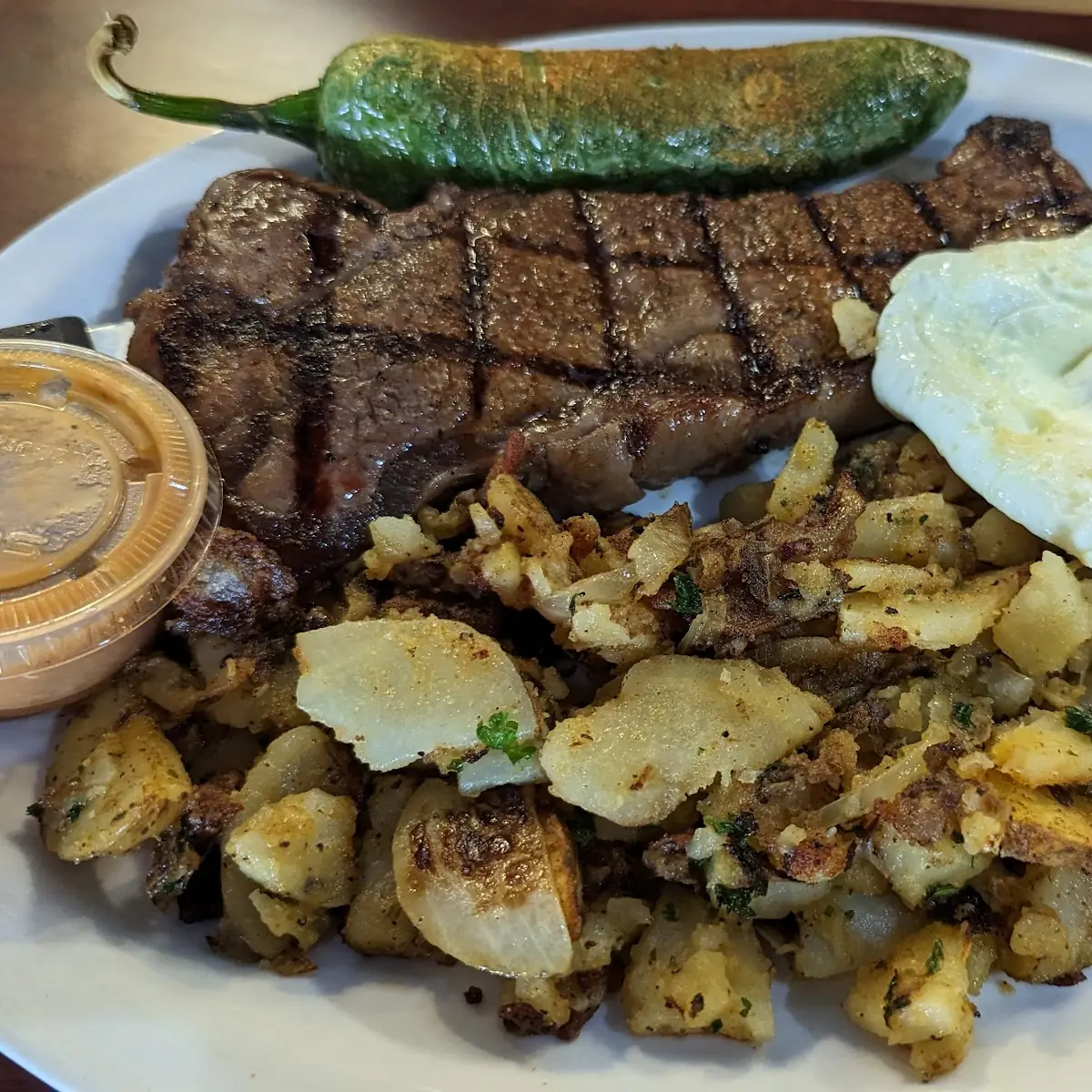 New York Steak and Eggs