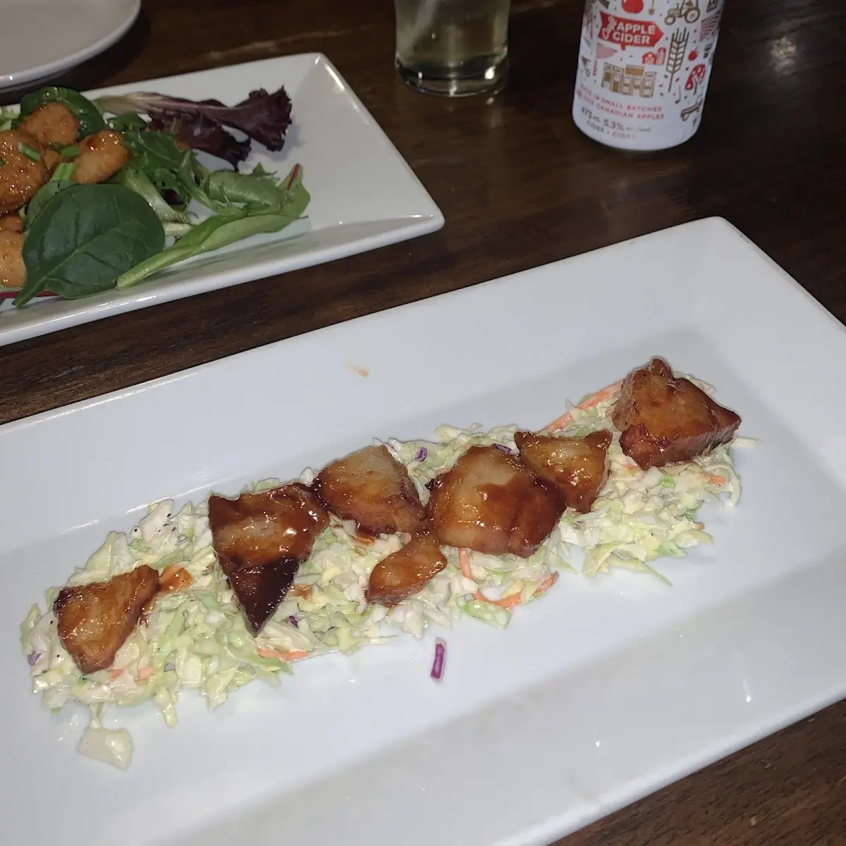 Bourbon Glazed Pork Belly App