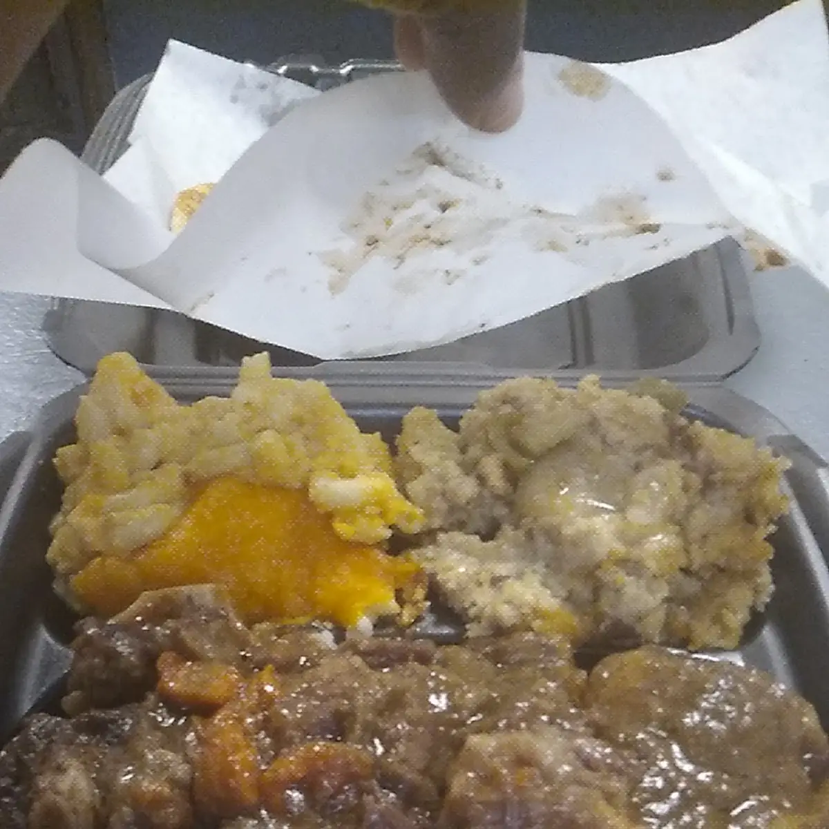Oxtails Mac N Cheese and Cornbread Stuffing