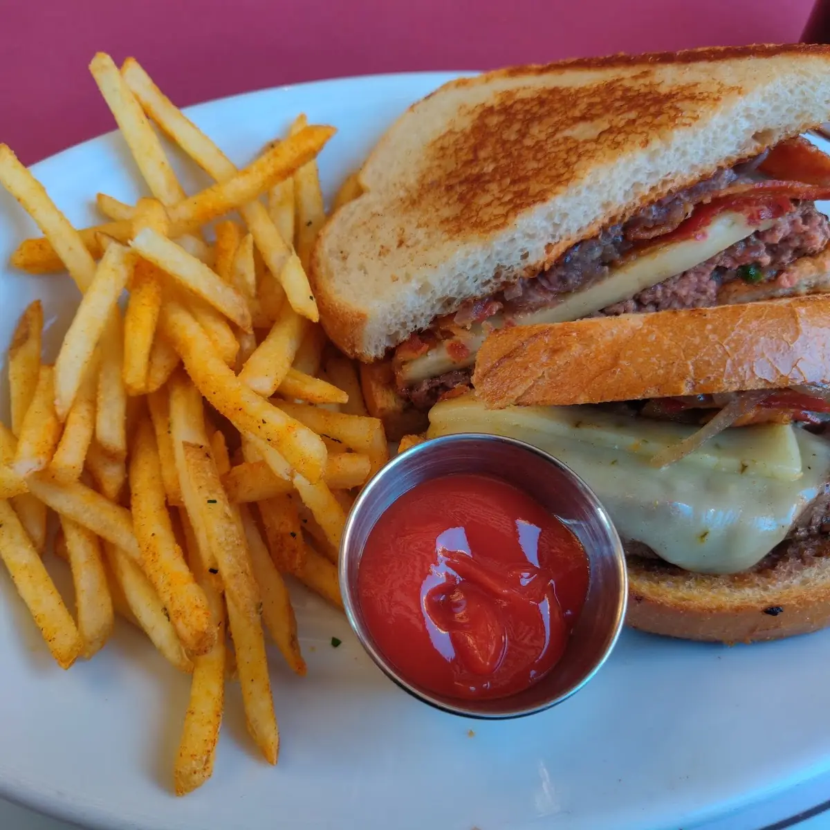 Parmesan Toasted Patty Melt
