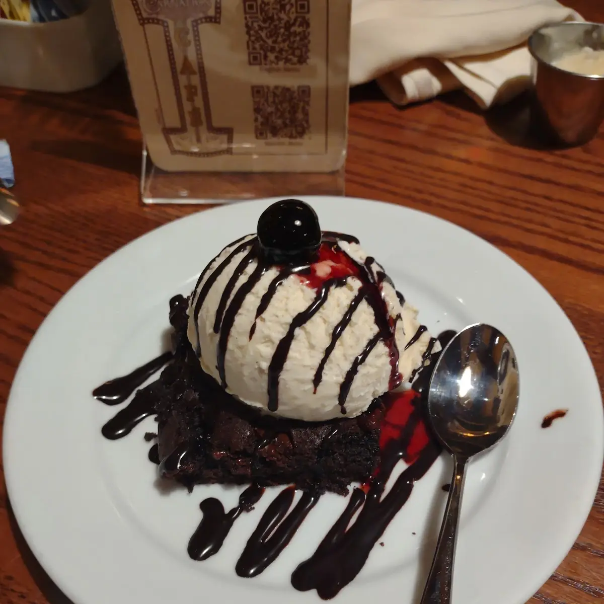 Plant Based Brownie Sundae