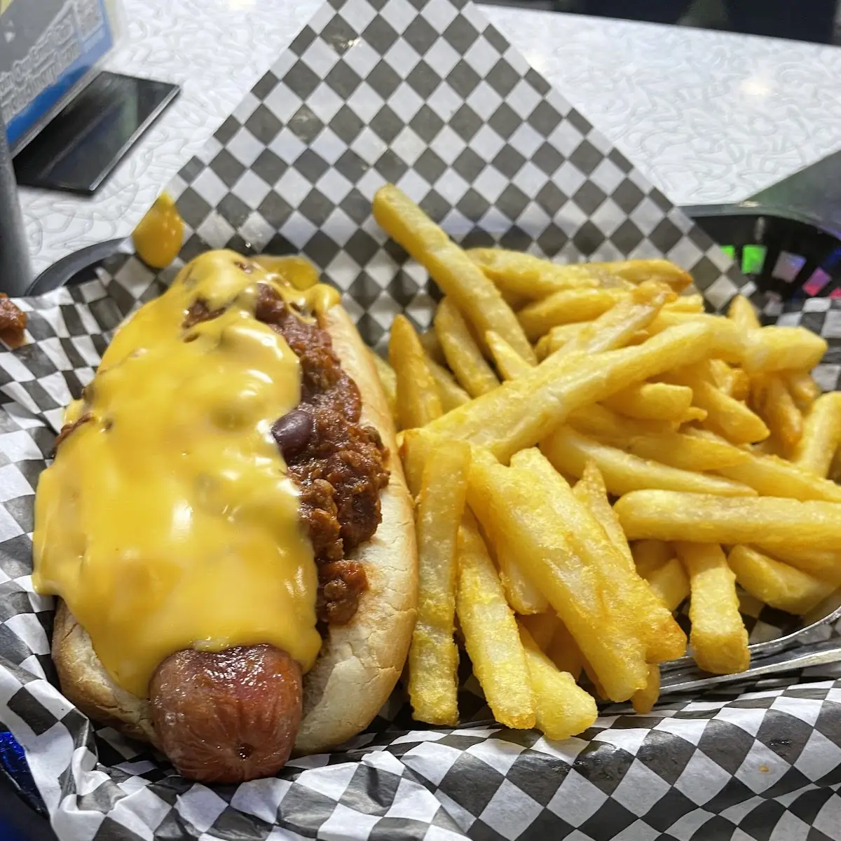 Foot Long Chili Dog