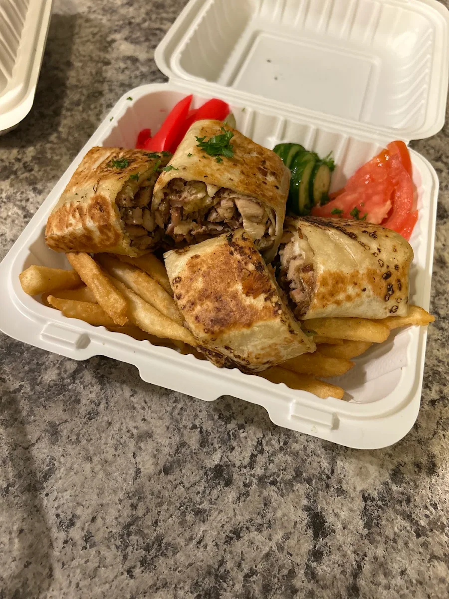 Chicken Shawarma on a Pita