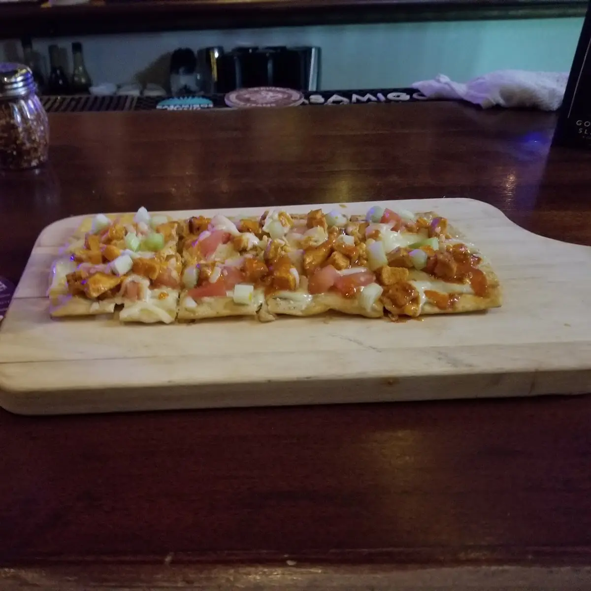Buffalo Chicken Flat Bread
