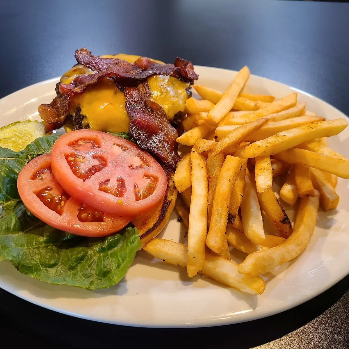 Burger and Fries