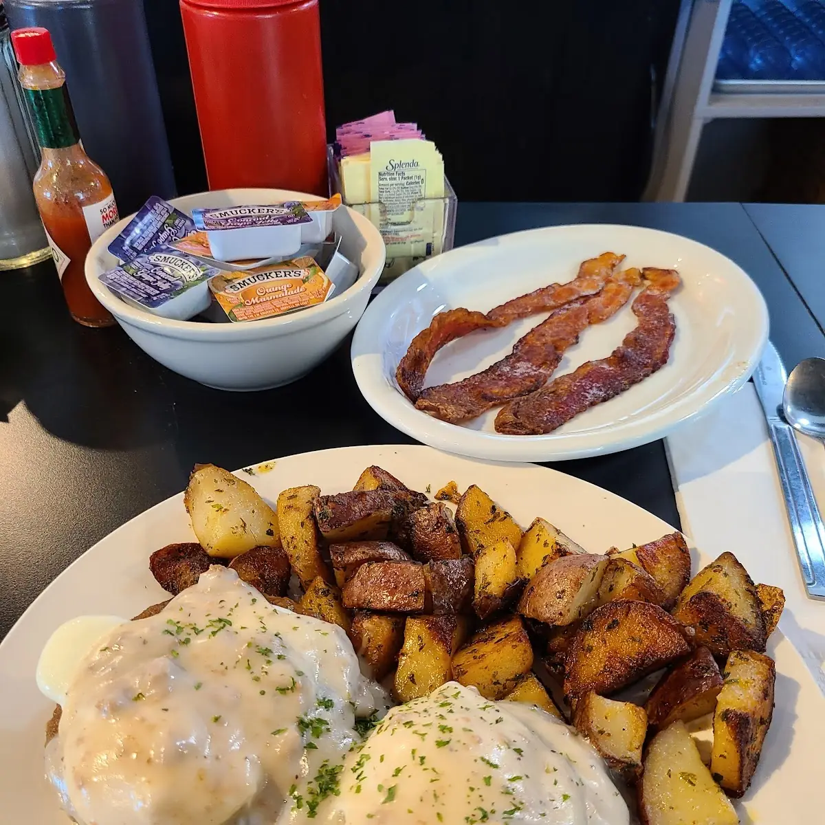 Southern Benedict with Home Fries