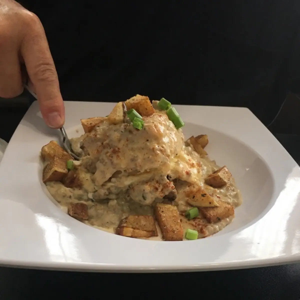 Biscuit Egg Sausage Gravy