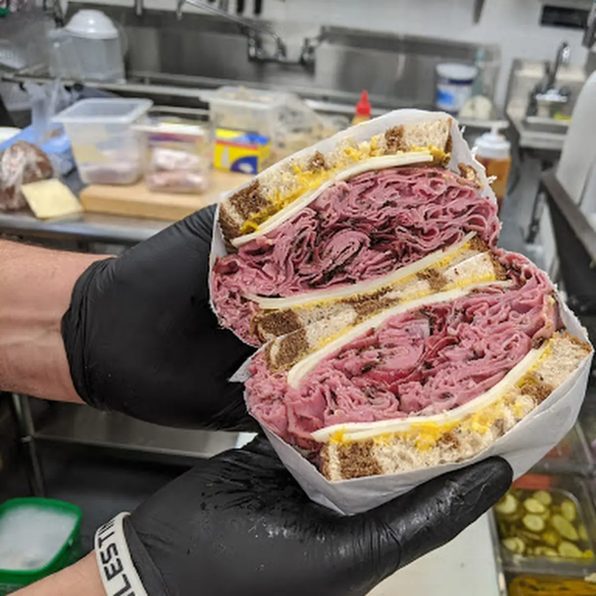 New York Style Pastrami Sandwich
