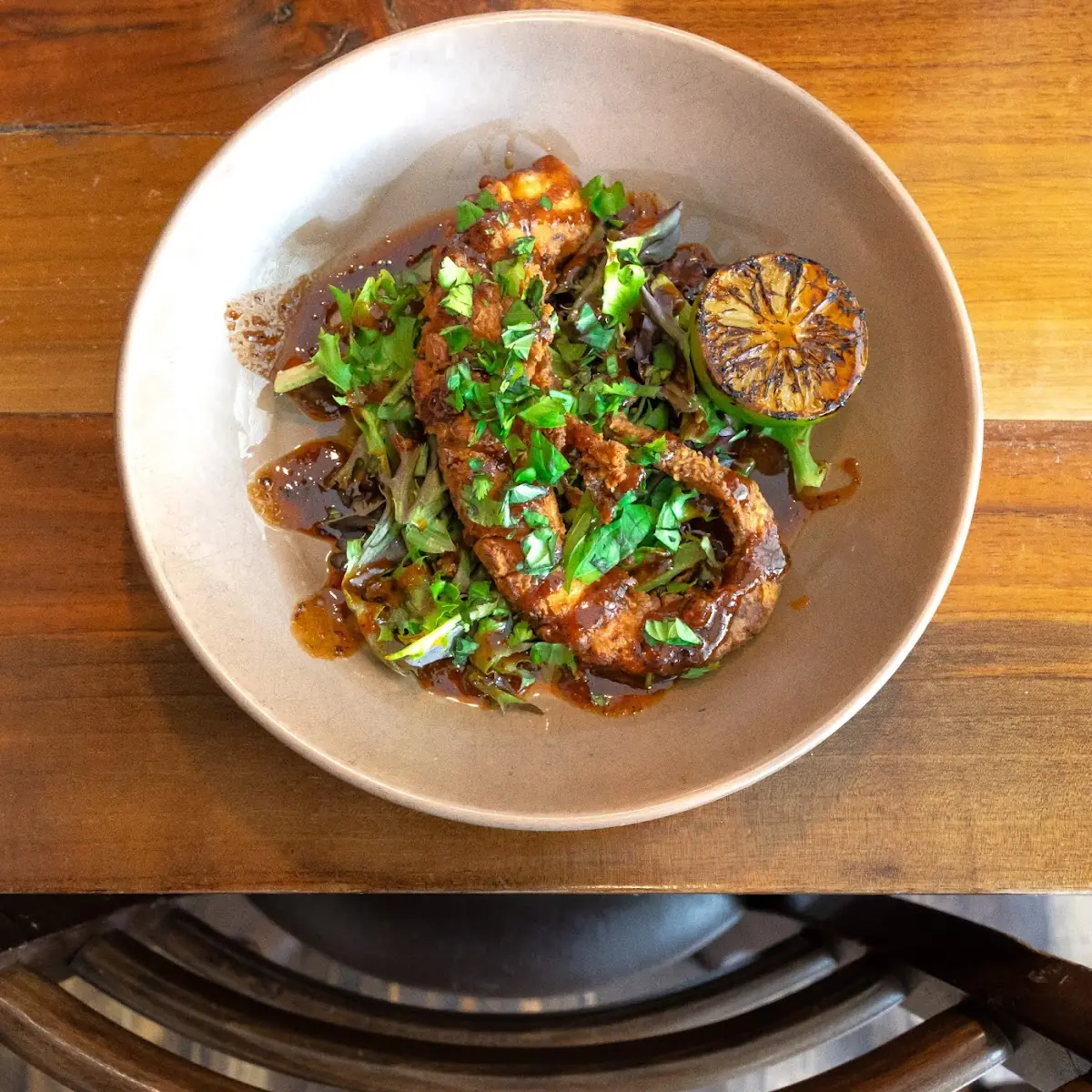 Pickled Guajillo Chile Pork Belly Confit