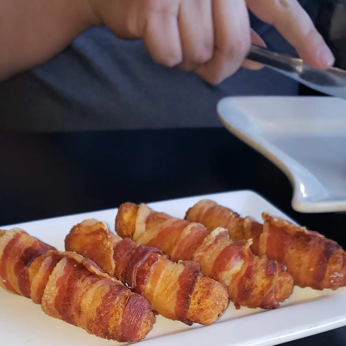 Bacon Wrapped Mozzarella Sticks