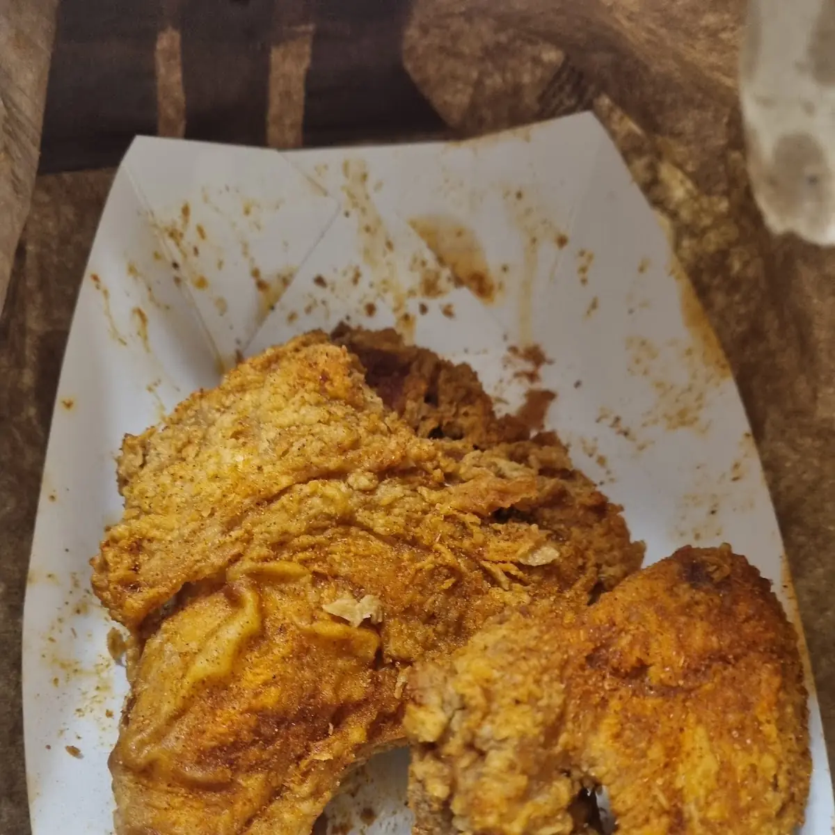 Crispy Fried Chicken Wings Meal