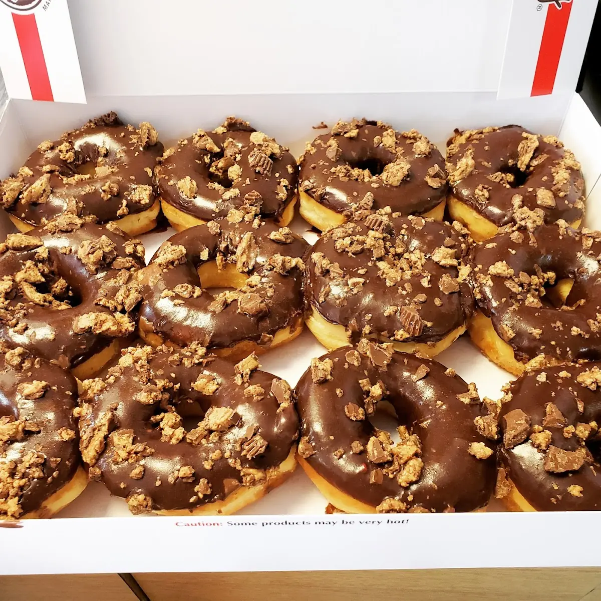 Chocolate Iced Reese's Peanut Butter Cup