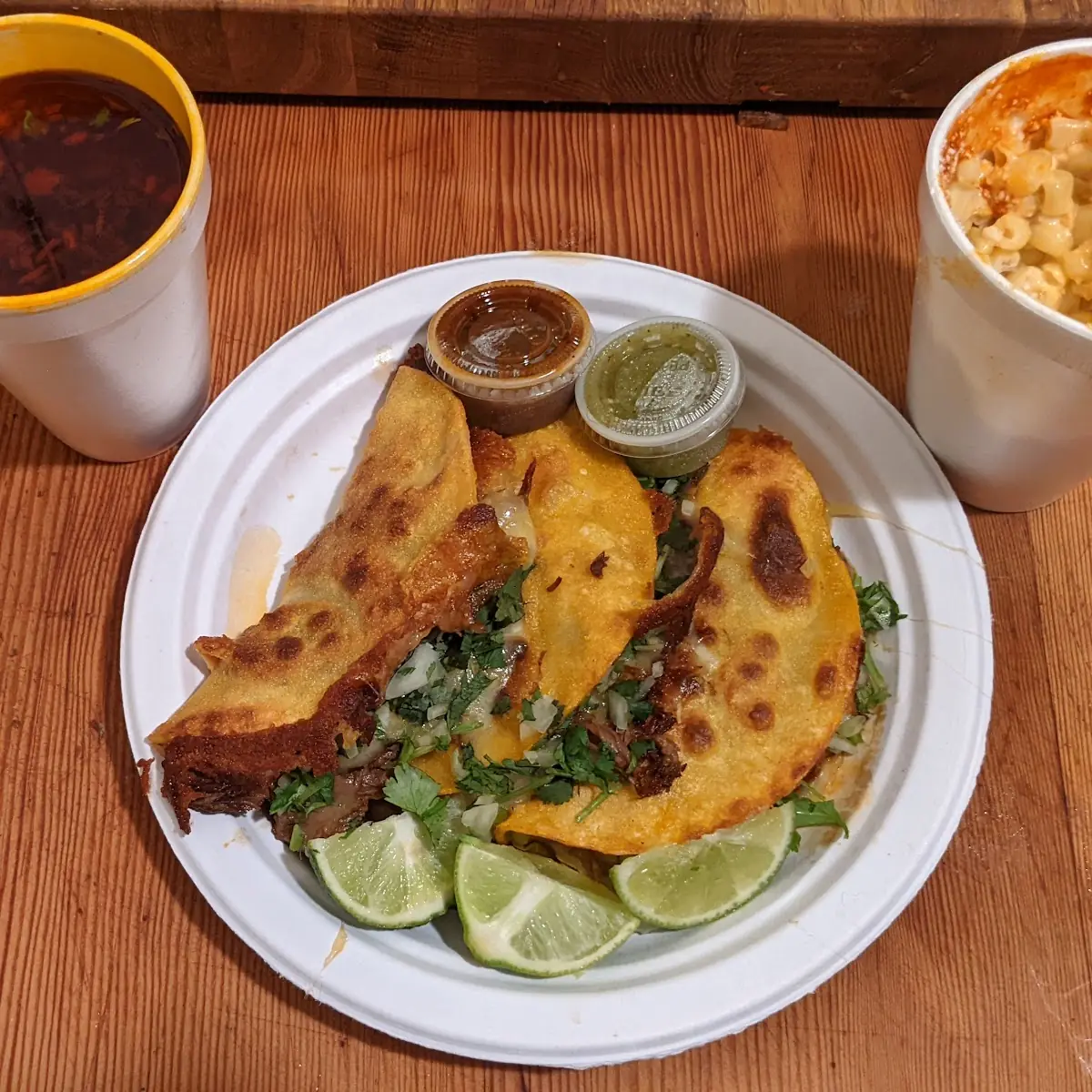 Birria Tacos & Mexican Corn