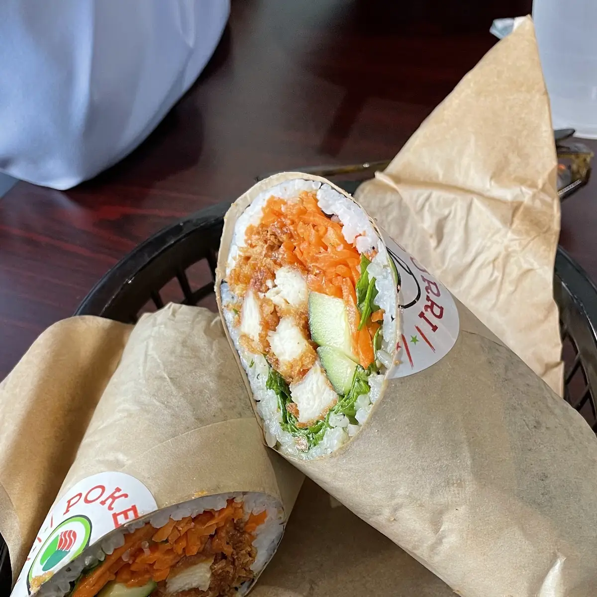 Black Pepper Chicken Burrito