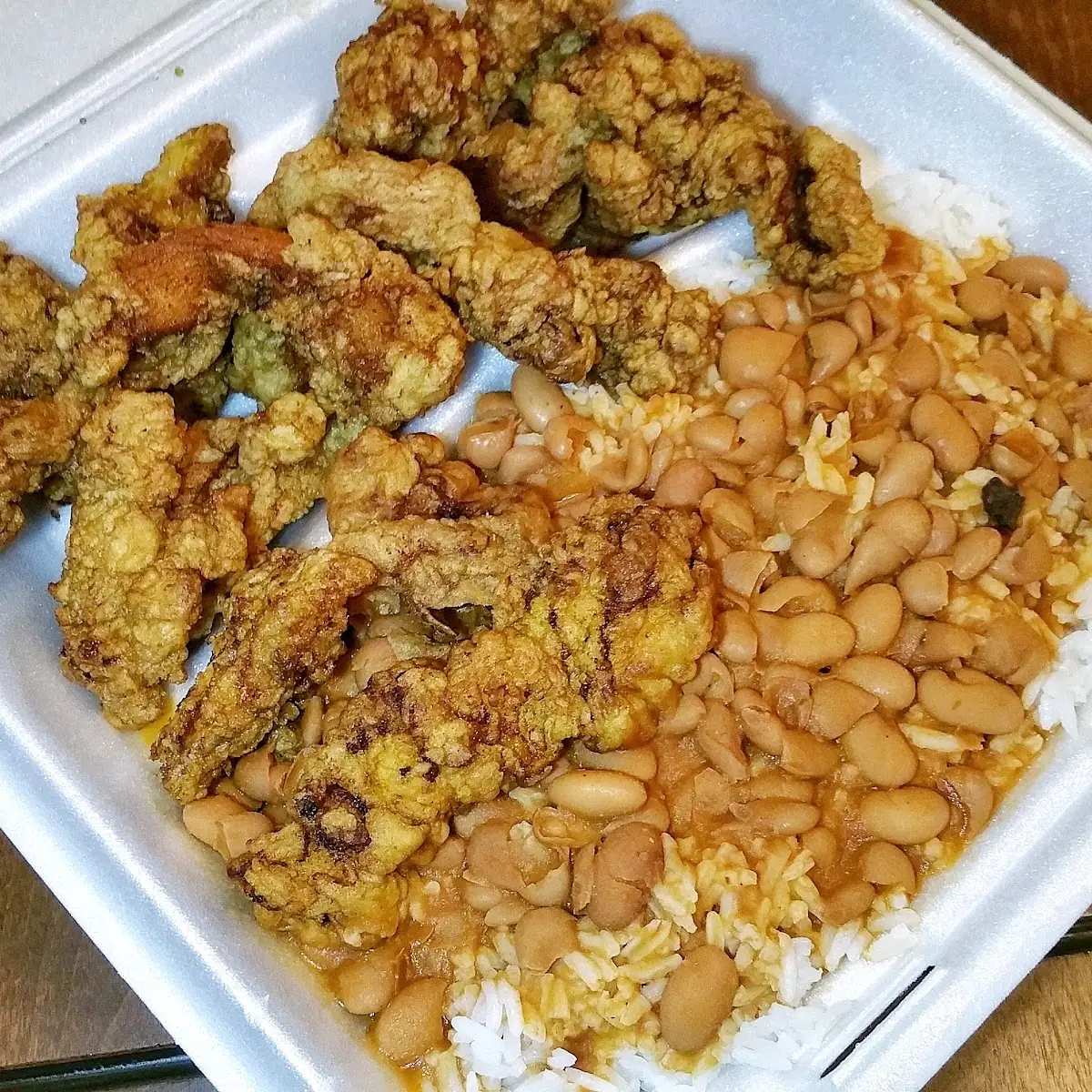 Fried Chicken Rice&Beans