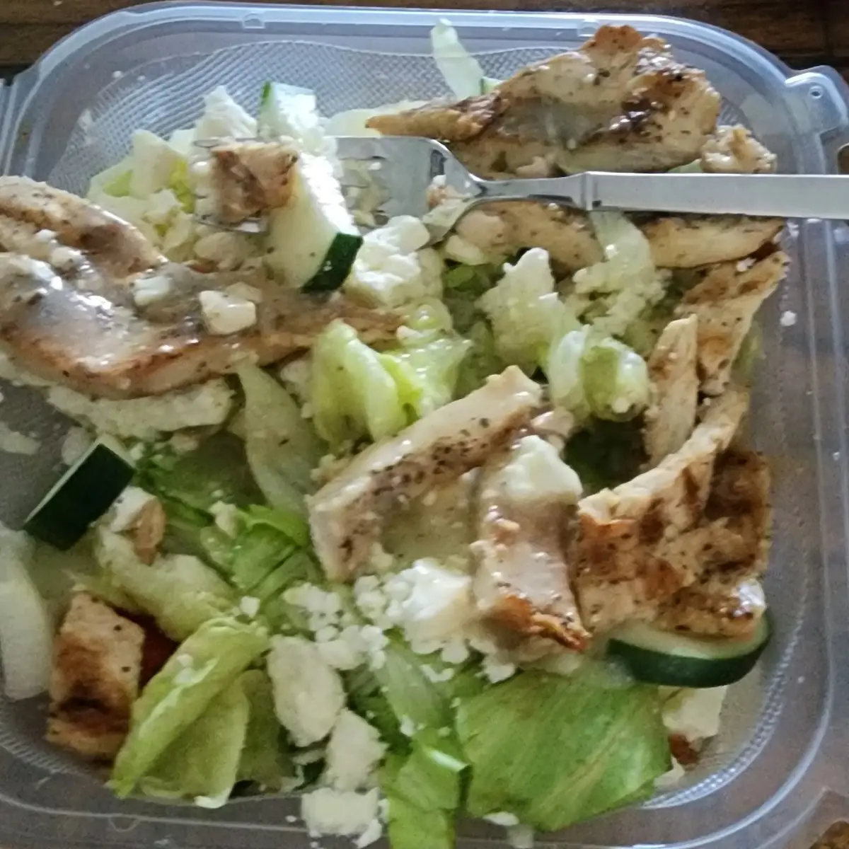Greek Salad w Grilled Chicken
