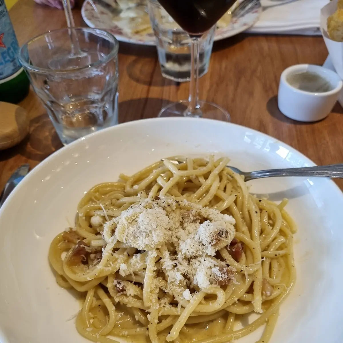 Spaghetti Carbonara with Guanciale