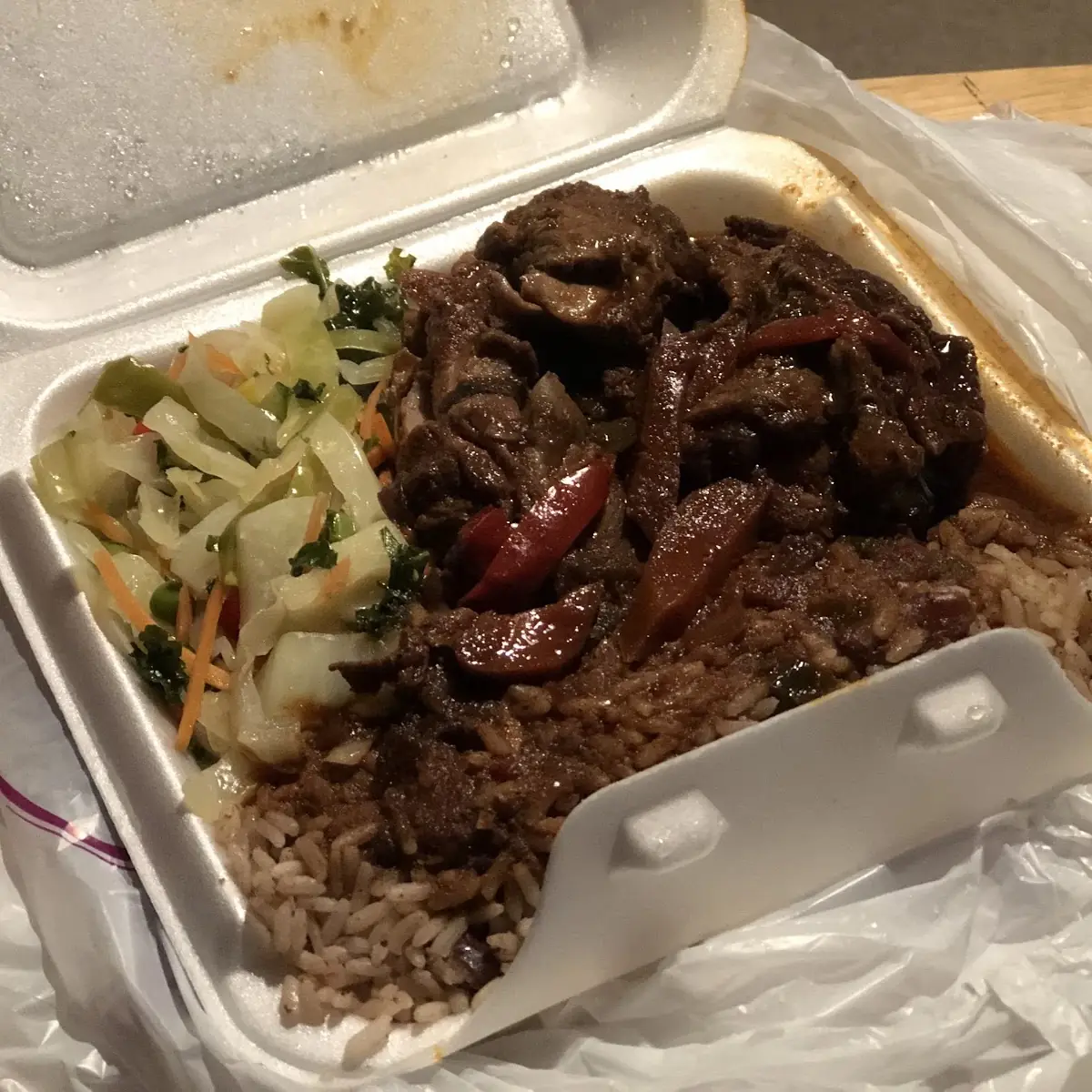 Stew Chicken Rice and Peas