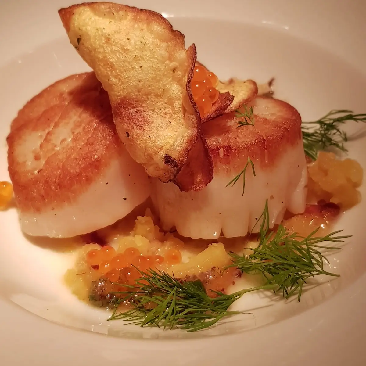 Seared Hokkaido Sea Scallops