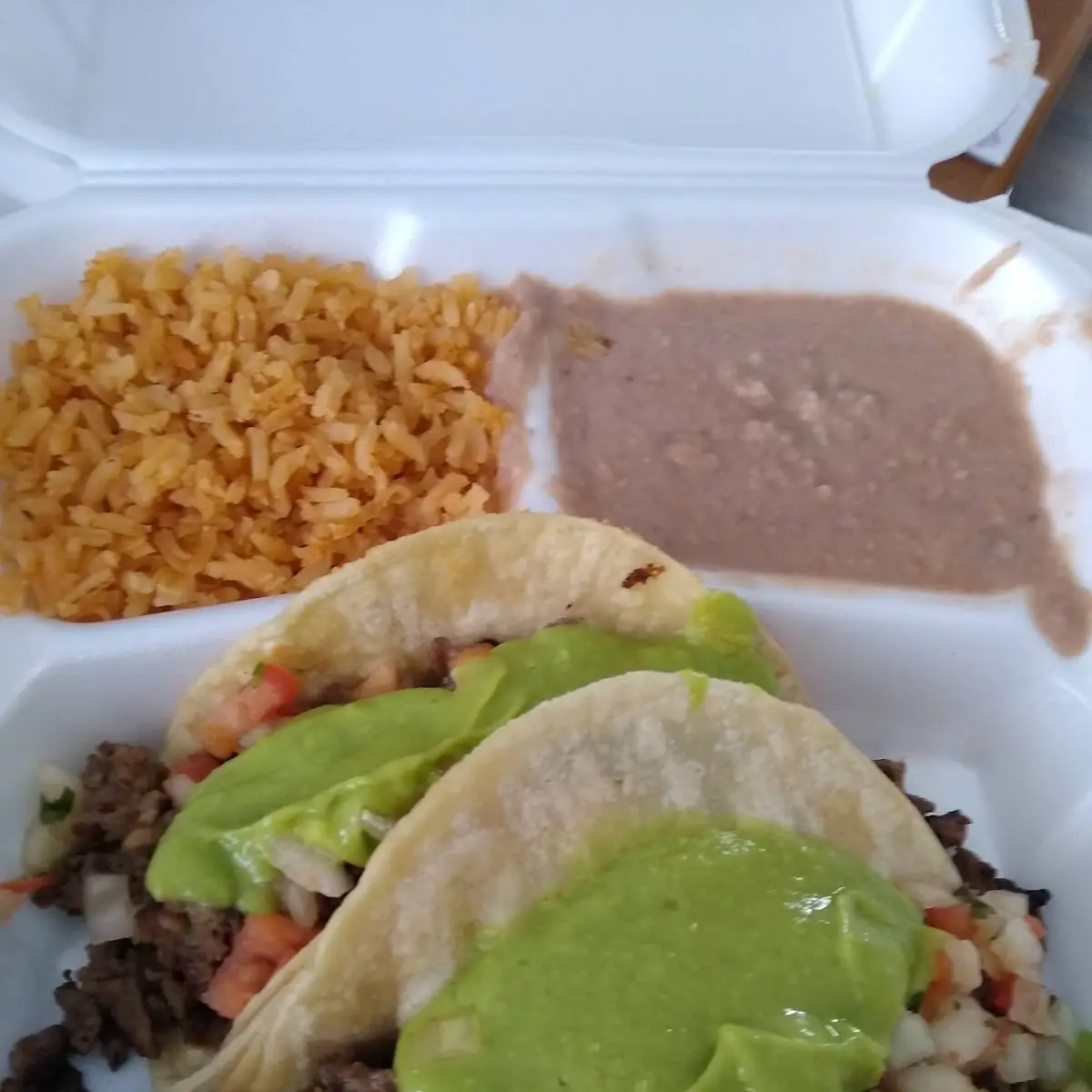 Carne Asada Taco Combination Plate
