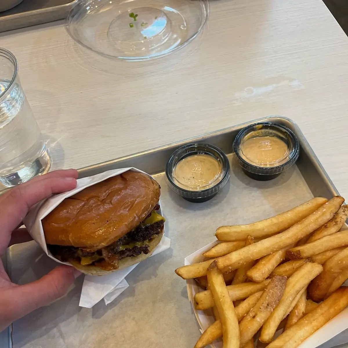 Double Cheeseburger with Fries