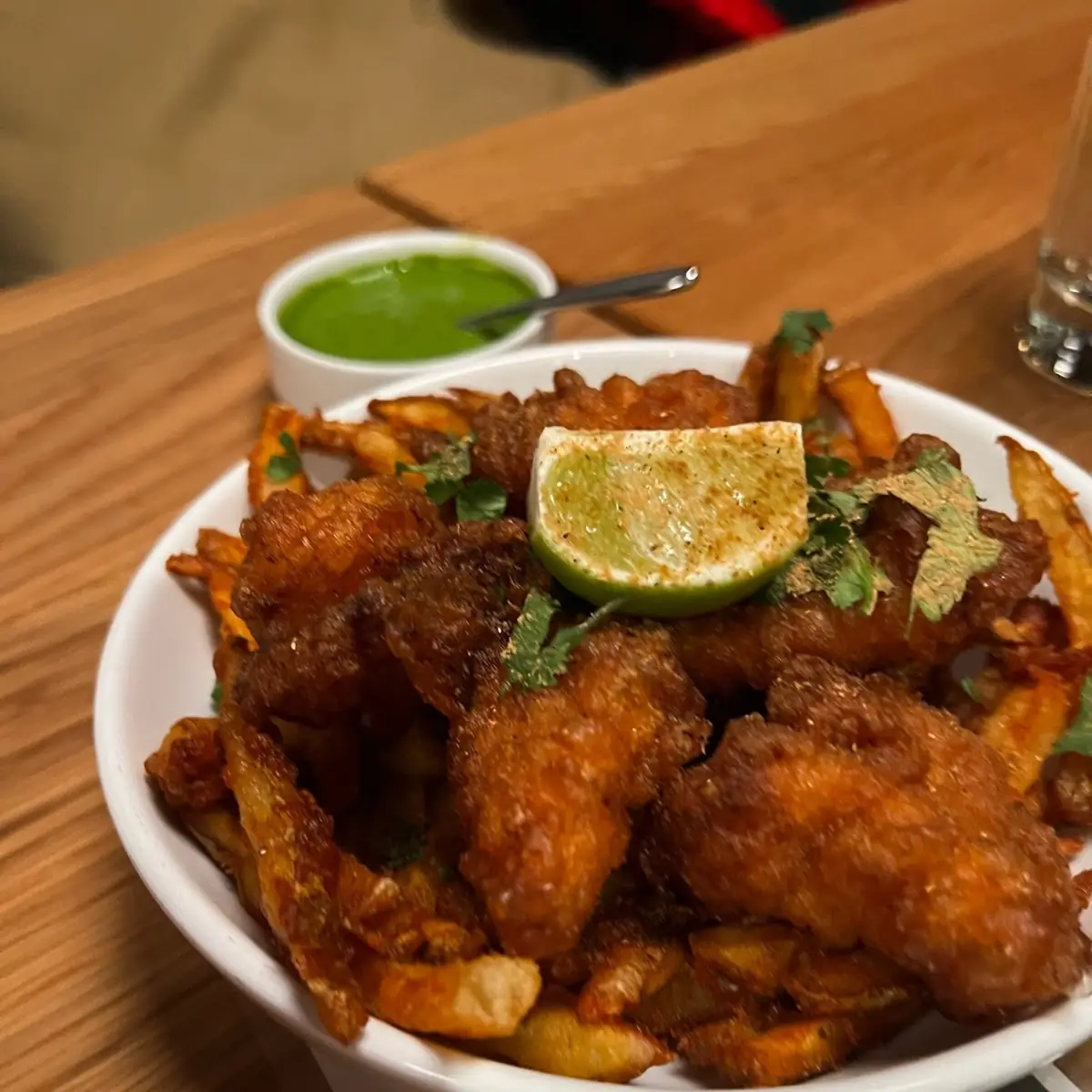Fish Amritsari and Chips