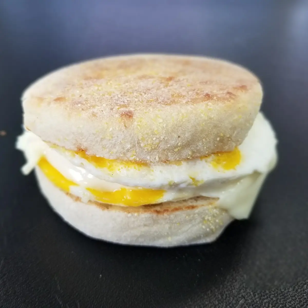 Egg and Cheese on an English Muffin